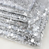 Silver Plated Flatback Pearls 1.5mm-8mm ABS Beads DIY Accessories