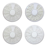 620pcs AB Pearl DIY Nail Stick Drill Clothing Accessory Small Box