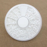 620pcs AB Pearl DIY Nail Stick Drill Clothing Accessory Small Box
