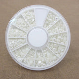 620pcs AB Pearl DIY Nail Stick Drill Clothing Accessory Small Box