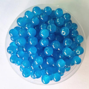 4-12mm Rose Emerald Round Natural Beads Jade Glass Loose Stone Beads