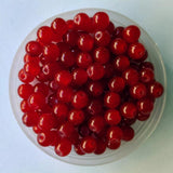 4-12mm Rose Emerald Round Natural Beads Jade Glass Loose Stone Beads