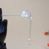 Vintage Bell Orchid Flower Fringe Hair Sticks Fashionable Female Hairpin