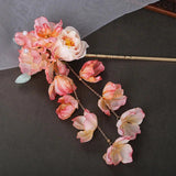 Metal Hair Stick Hanfu Fabric Flower Tassel Hairpins Hair Bun Chopstick
