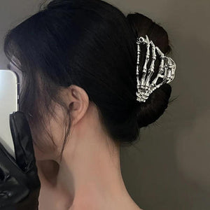 Gothic Bone Claw Hair Clips Egirl Jewelry Punk Hair Accessories