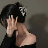 Gothic Bone Claw Hair Clips Egirl Jewelry Punk Hair Accessories