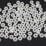 500 Transparent Luster AB Acrylic Pony Beads 7X4mm