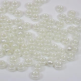 500 Transparent Luster AB Acrylic Pony Beads 7X4mm