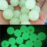 Luminous Glow In The Dark Acrylic Beads DIY Jewelry Making Accessories