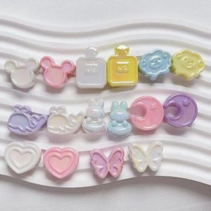 UV Colorful Bow Beads for DIY Jewelry Making