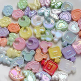 UV Colorful Bow Beads for DIY Jewelry Making