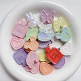 UV Colorful Bow Beads for DIY Jewelry Making