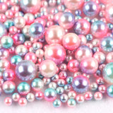 Colorful Loose Pearl Beads 3/4/5/6/8/10mm DIY Decorative Pearls Round Ball Beads