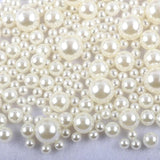 Colorful Loose Pearl Beads 3/4/5/6/8/10mm DIY Decorative Pearls Round Ball Beads