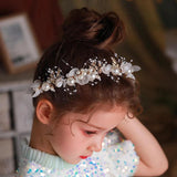 Pearl Bridal Headband Wedding Hair Jewelry