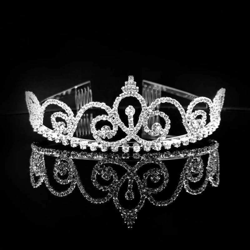 Crystal Crown Headband for Girls Wedding Party Hair Accessories