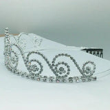 Crystal Crown Headband for Girls Wedding Party Hair Accessories