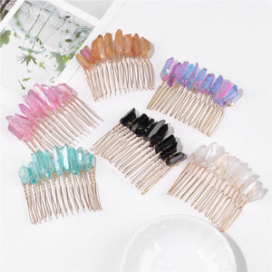 Irregular Crystal Hair Combs for Women Bride Wedding Hair Accessories