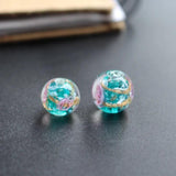 Lampwork Glass Flower Pink Beads for Jewelry Making