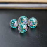 Lampwork Glass Flower Pink Beads for Jewelry Making