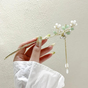 AISHG Y2k Tassel Hairpin Women Chinese Style Hair Clips