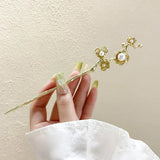 AISHG Y2k Tassel Hairpin Women Chinese Style Hair Clips