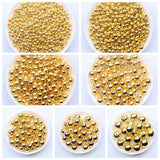 Metal Smooth Spacer Beads 3mm-12mm for Jewelry Making