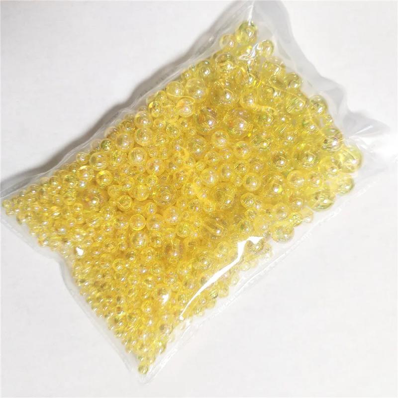 1100pcs Mixed Size AB Round Acrylic Beads DIY Bracelet Jewelry Production