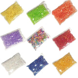 1100pcs Mixed Size AB Round Acrylic Beads DIY Bracelet Jewelry Production