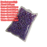1100pcs Mixed Size AB Round Acrylic Beads DIY Bracelet Jewelry Production