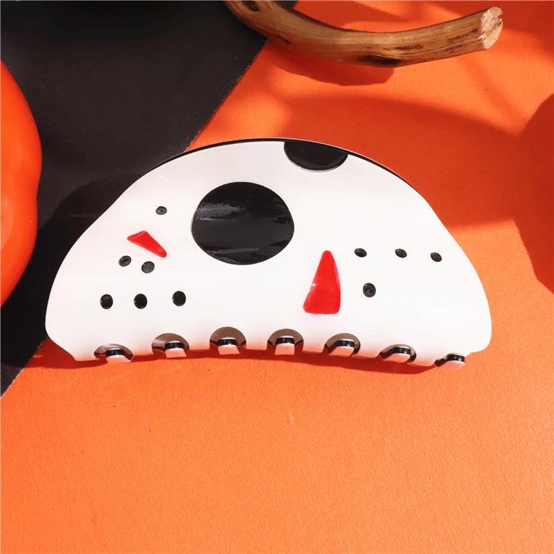 Funny Skull Head Shark Claw Hair Clip Y2K Hair Accessories for Women Girls