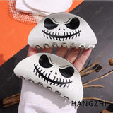 Funny Skull Head Shark Claw Hair Clip Y2K Hair Accessories for Women Girls