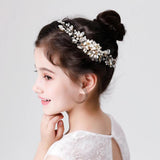 Rhinestone Pearl Hairpin Fork Insert Hair Comb