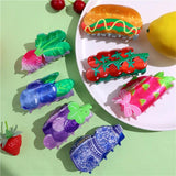 Fruit Double Sided Printing Hair Clips for Women