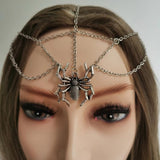 Moon Goddess Face Chain Wicca Moon Headpiece Gothic Head Chain