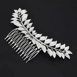 Greek Goddess Leaf Hair Combs Women Metal Leaf Hairpins Jewelry Bridal Headpiece