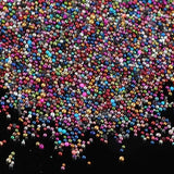20g/lot 0.6-0.8mm Glass Beads Bubble Bead Phone DIY Nail Decoration