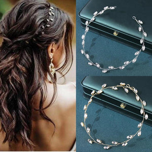 Crystal Rhinestone Headband Tiara Wedding Hair Accessories