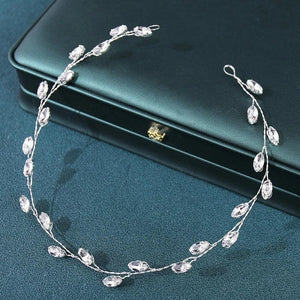 Crystal Rhinestone Headband Tiara Wedding Hair Accessories