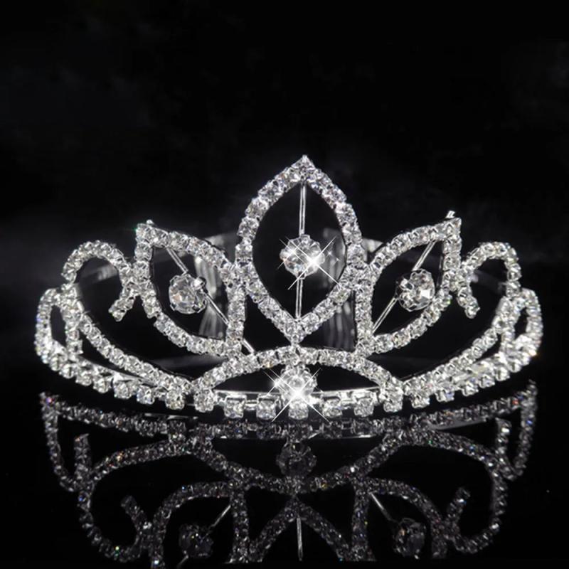 Heart Crystal Prom Headband Bridal Tiara Crown Princess Wedding Party Hair Jewel