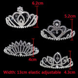 Heart Crystal Prom Headband Bridal Tiara Crown Princess Wedding Party Hair Jewel