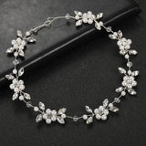 Bride Wedding Headband Hair Jewelry Rhinestone Pearl Tiara Hairbands