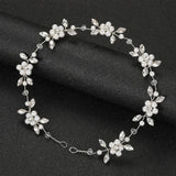 Bride Wedding Headband Hair Jewelry Rhinestone Pearl Tiara Hairbands