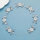 Bride Wedding Headband Hair Jewelry Rhinestone Pearl Tiara Hairbands