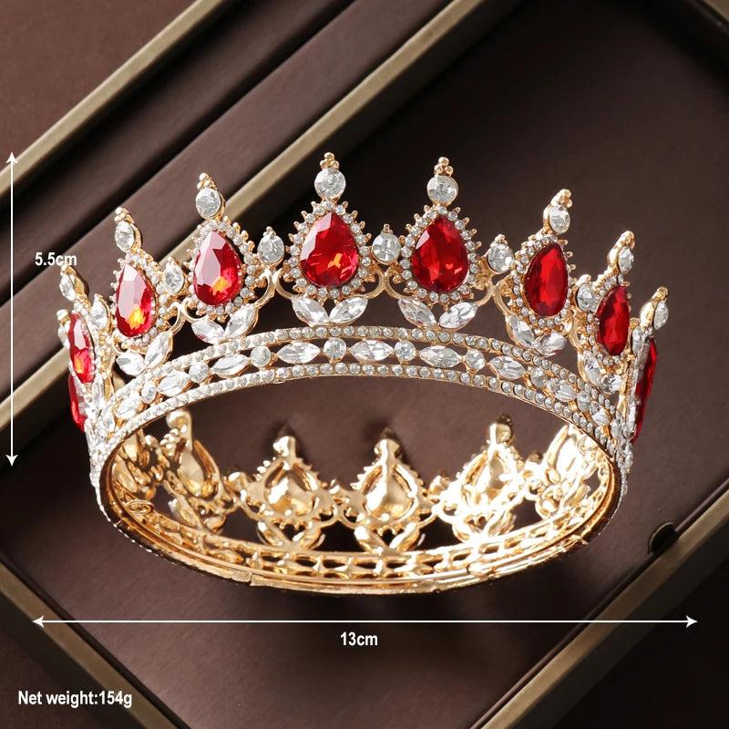 Gold Classical Wedding Crown Noble Style