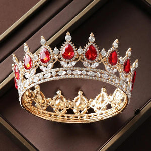 Gold Classical Wedding Crown Noble Style