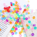 100pcs Multicolor Acrylic Barrel Beads 9X6mm DIY Jewelry Accessories