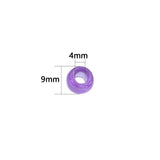 100pcs Multicolor Acrylic Barrel Beads 9X6mm DIY Jewelry Accessories