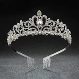Crystal Pearl Bridal Wedding Tiaras and Crowns