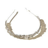 Bridal Leaf Flower Wedding Headband Crown Headdress Jewelry Gift